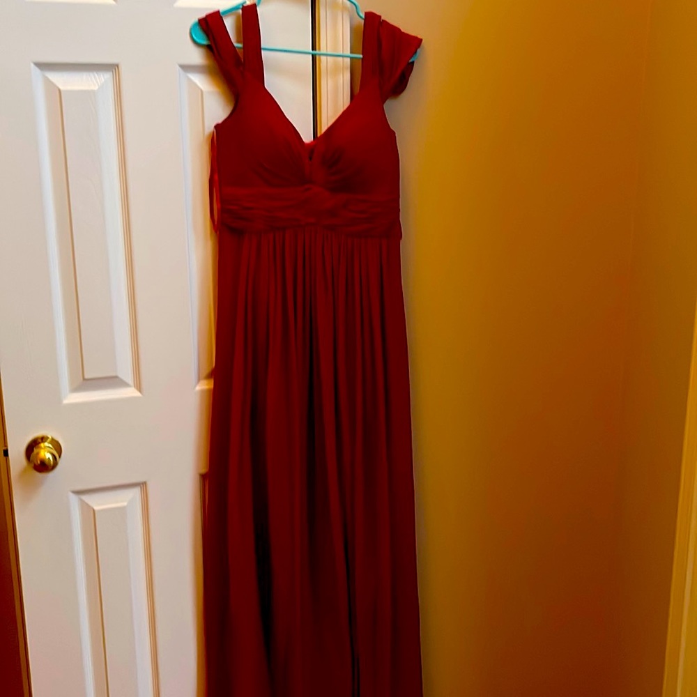 Bridesmaid dress long gown size large